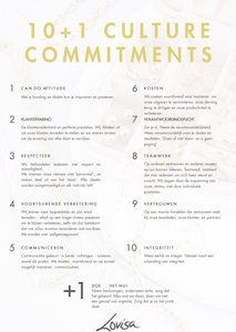 10 + 1 Culture Commitments