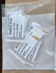 PIERCING MENU BOARD SAMPLE SET - 14CT SOLID GOLD