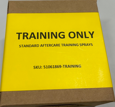 TRAINING ONLY - STANDARD AFTERCARE SPRAYS.