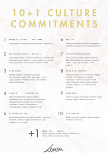 10 + 1 Culture Commitments