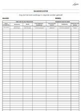 Load image into Gallery viewer, Bank register