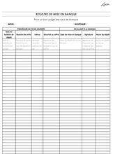 Load image into Gallery viewer, Bank register