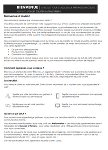 Full Time & Assistant Store Manager New Starter Checklist - Trainee