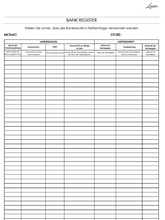 Load image into Gallery viewer, Bank register