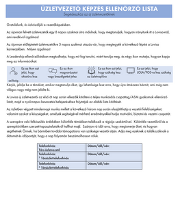 Store Manager New Starter Checklist - Trainee