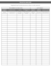 Load image into Gallery viewer, Bank register